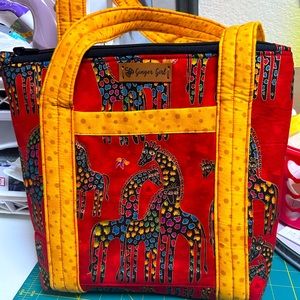 Laurel Birch Fabric Handmade Quilted Bag